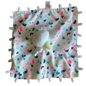 Oh Joy Duck Swan Stork Lovey Confetti Security Blanket Plush Head Velour
